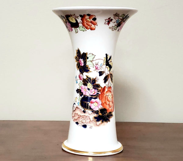Mason's Ironstone "Mandarin" Trumpet Vase - England