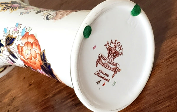Mason's Ironstone "Mandarin" Trumpet Vase England