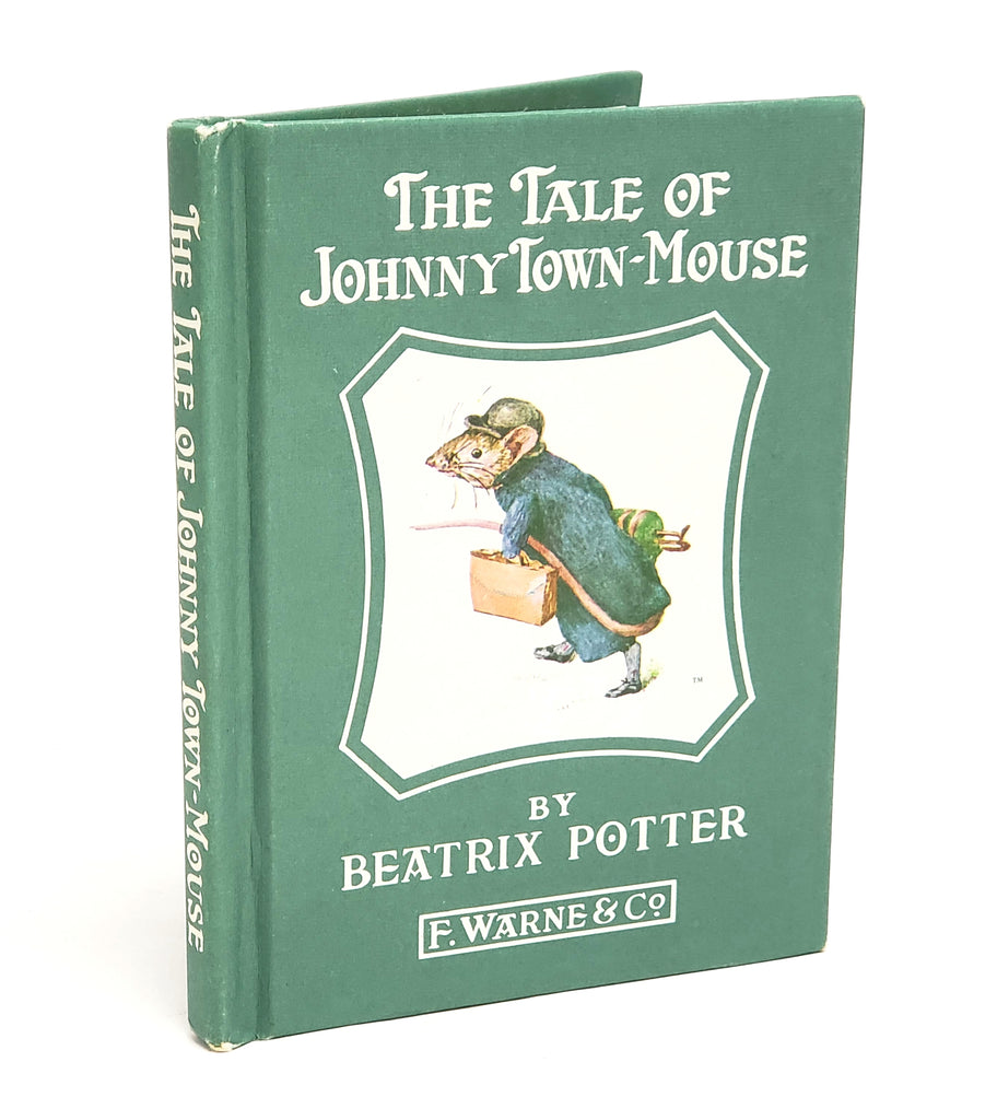 Beatrix Potter "The Tale of Johnny Town Mouse, 1946 Renewal of Orig. 1918, Green Cover