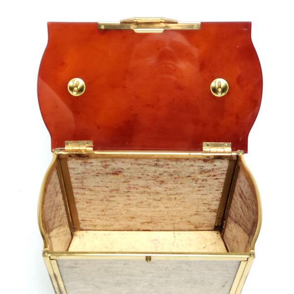 Mid-Century Majestic Lucite Box Purse ~ 1950's