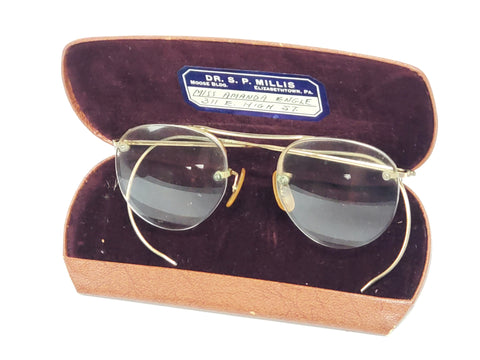 Vintage Spectacles 12K Gold Filled by Bausch & Lomb ~ 1930 - 1940's