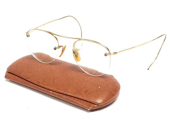 Vintage Spectacles 12K Gold Filled by Bausch & Lomb ~ 1930 - 1940's