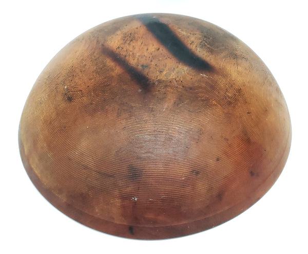 Antique Farmhouse Wooden Dough Bowl
