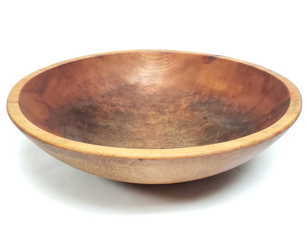 Antique Farmhouse Wooden Dough Bowl