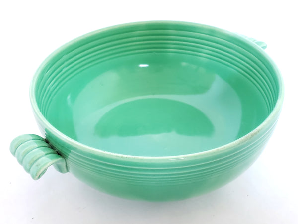 Vintage Fiesta® Ceramic Original Light Green Covered Casserole w/ Lid by Homer Laughlin