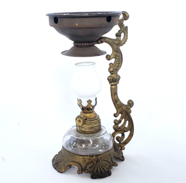 Antique Vapo Cresolene Kerosent Medical Oil Lamp ~ Late 1800's