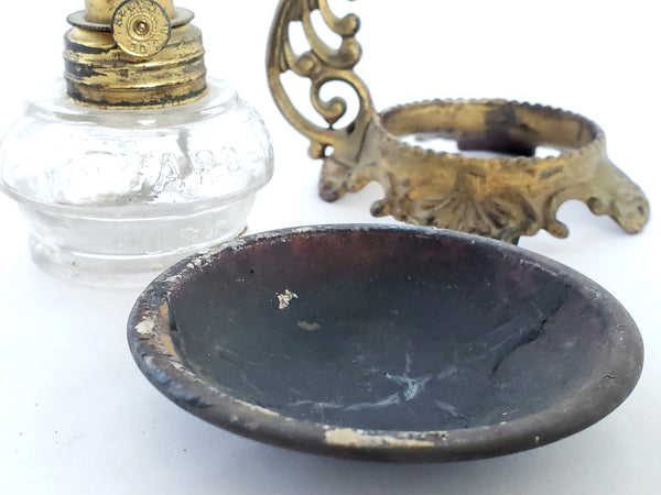 Antique Vapo Cresolene Kerosene Medical Oil Lamp ~ Late 1800's
