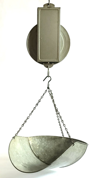 HANSON 842 Hanging Produce Mercantile Scale w/ Scoop Pan - Chicago, IL - Farmhouse Accent