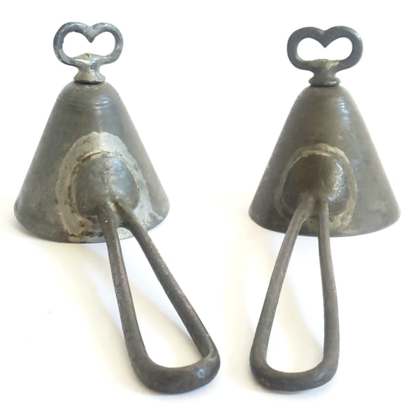 Antique Ice Cream Scoops Dippers "Clad's Disher" 1st Mechanical Ice Cream Dishers Set of 2 c. Late 1800's