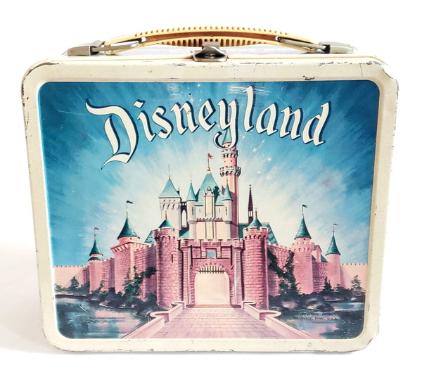 Disneyland Metal Lunchbox, Jungle Cruise Congo Queen and Castle by Aladdin Industries c. 1957