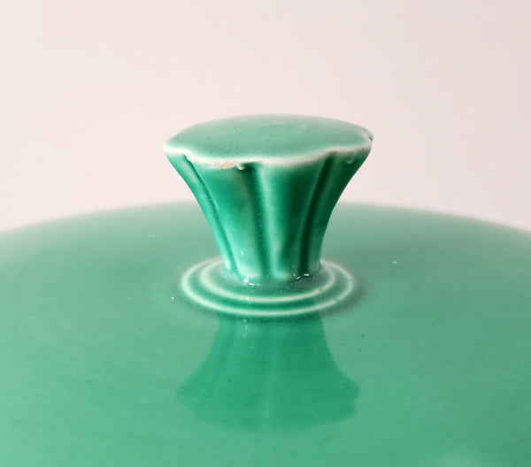 Vintage Fiesta® Ceramic Original Light Green Covered Casserole w/ Lid by Homer Laughlin