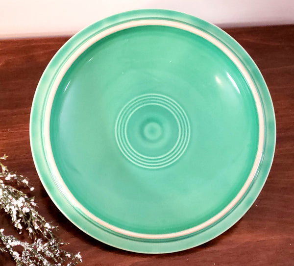 Vintage Fiesta® Ceramic Original Light Green Covered Casserole w/ Lid by Homer Laughlin
