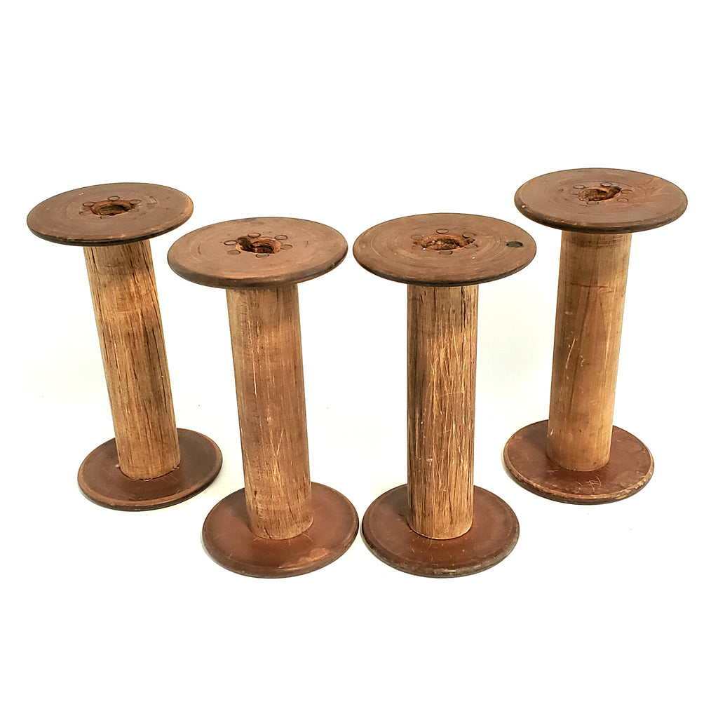 10 Vintage Wooden Spools. Random Selection of Wood Thread Spools in Various  Sizes for Crafts, Farmhouse Decor, Prairie Art 