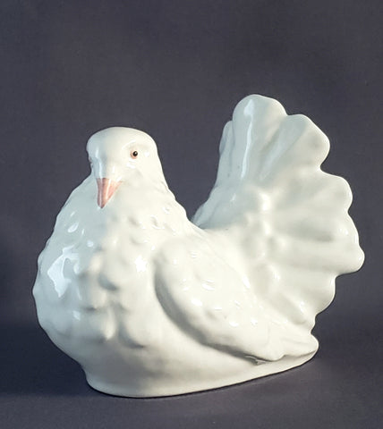 Vintage Goebel Porcelain White Dove Figurine 3 1/2 inch West Germany