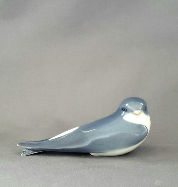 Royal Copenhagen Porcelain Bird Figure, Swallow #2374 Denmark