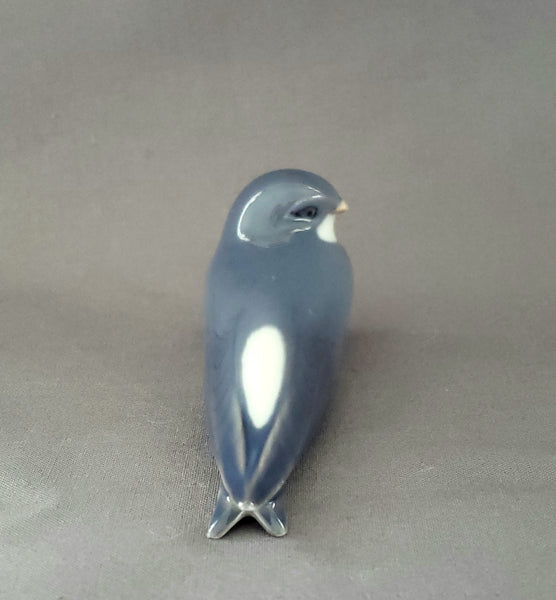 Royal Copenhagen Porcelain Bird Figure, House Martin, Swallow #2374 Denmark