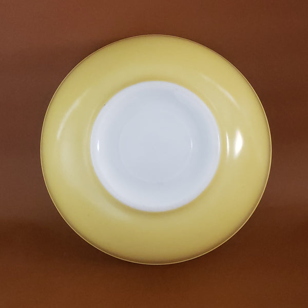 Vintage PYREX 10 1/2" Primary Yellow 4 Quart Mixing Bowl #404 (No Numbers) c. 1945-1950