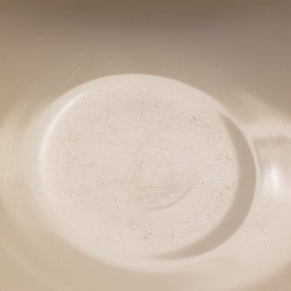 Vintage PYREX 10 1/2" Primary Yellow 4 Quart Mixing Bowl #404 (No Numbers) c. 1945-1950