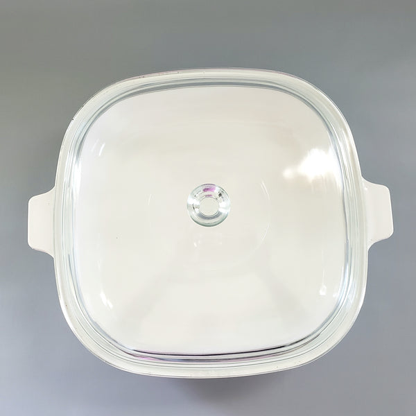 Corning Ware Casserole Dish with Glass Lid 10 inch BLUE CORNFLOWER c. 1966-1969