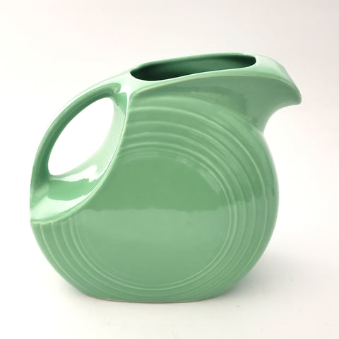Vintage Fiesta® Ceramic Large Disk Water Pitcher Light Green