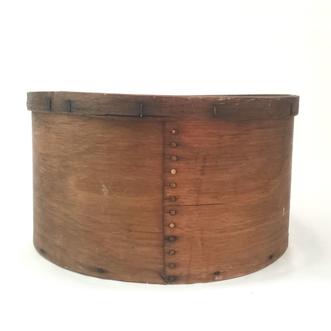 Antique Dry Measure 1/2 Bushel from E.B. Frye & Son Wilton, N.H.
