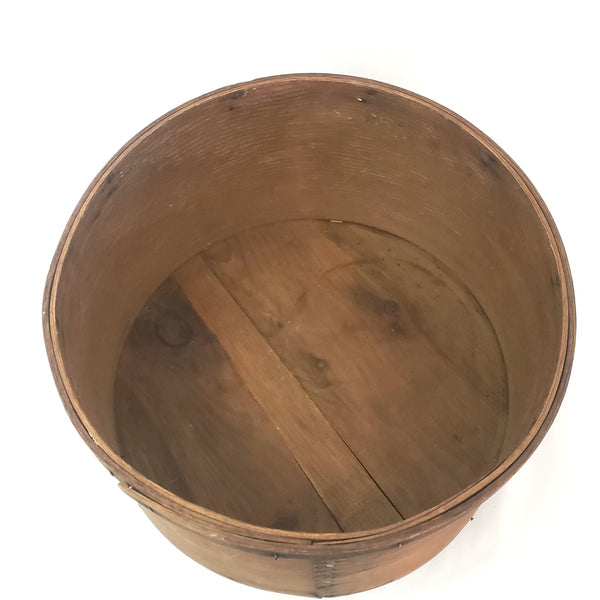 Antique Dry Measure 1/2 Bushel from EB Frye & Son Wilton, N.H.