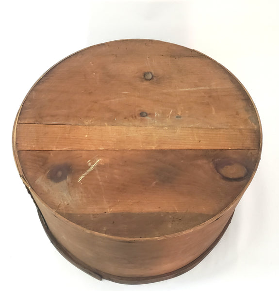 Antique Dry Measure 1/2 Bushel from EB Frye & Son Wilton, N.H.
