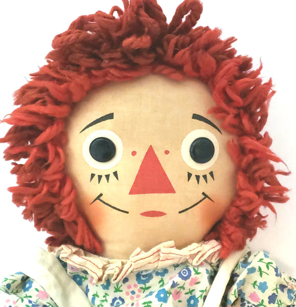 Vintage 16 inch Raggedy Ann Cloth Doll