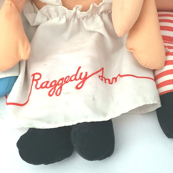 Vintage Raggedy Ann Dolls Lot of 3 by Playskool 1987 and 1989