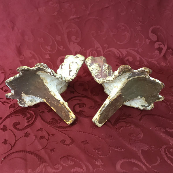 Antique Cast Iron Lion Claw Foot Bath Tub Legs, 7 1/4" Set of 2, Architectural Salvage