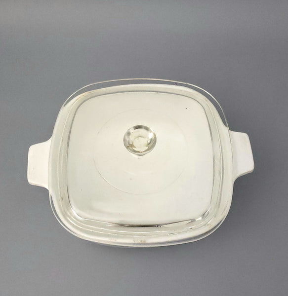 Corning Ware 1.5 QT Square Casserole Dish with Lid BLUE CORNFLOWER