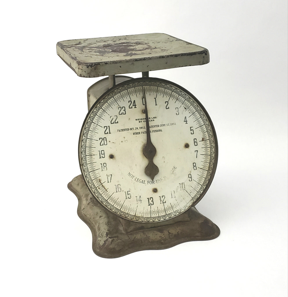 Antique Kitchen Scale by American Cutlery Co. Chicago, IL c.1913 Rustic Accent
