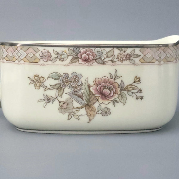 Noritake Gravy Boat with Underplate "Imperial Garden" Pattern 9720