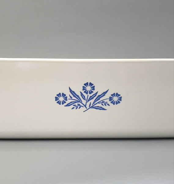 Vintage Corning Ware BLUE CORNFLOWER Rectangular Loaf Dish P-315-B U.S.A.