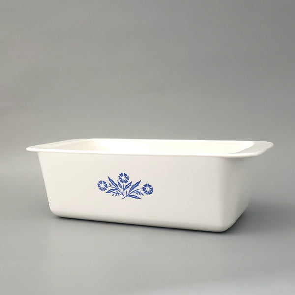 Vintage Corning Ware BLUE CORNFLOWER Rectangular Loaf Dish P-315-B U.S.A.