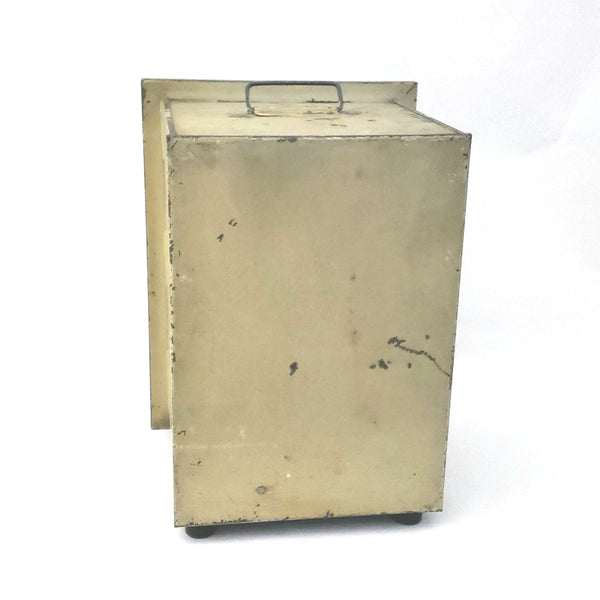 Antique Metal Kitchen Canister Cabinet Carrier "Cake Closet" with Shelves Kreamerware