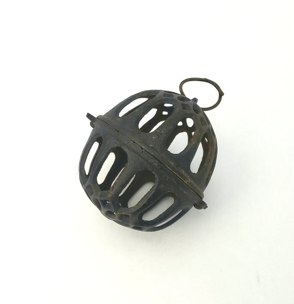Antique Cast Iron General Store String Holder Dispenser 2 Piece Black