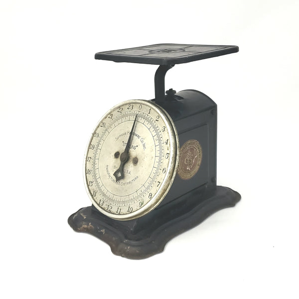 Antique Kitchen Scale Sterling Simmons Hardware Co. Missouri 2 Sided Advertising