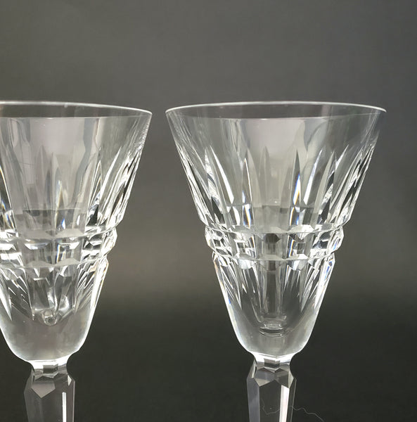 Waterford Crystal "Glenmore" Pattern Sherry Wine Glass Set of 5 in Original Box