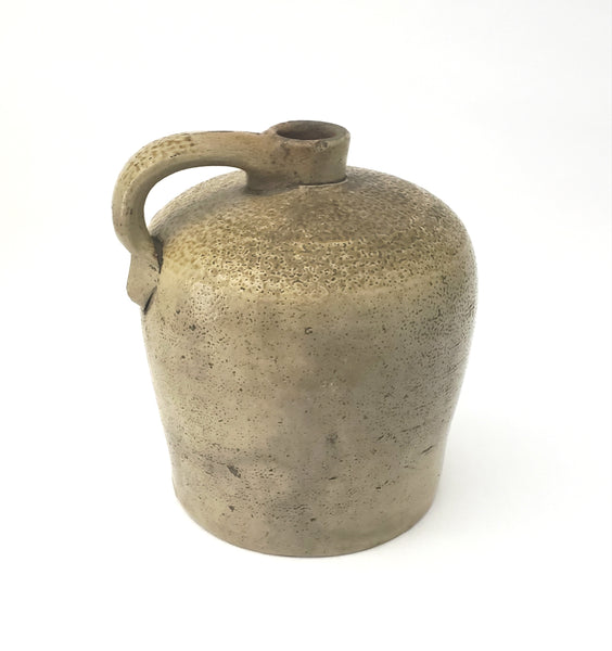 Antique Stoneware Salt Glazed Whiskey Jug One Gallon with Turkey Droppings