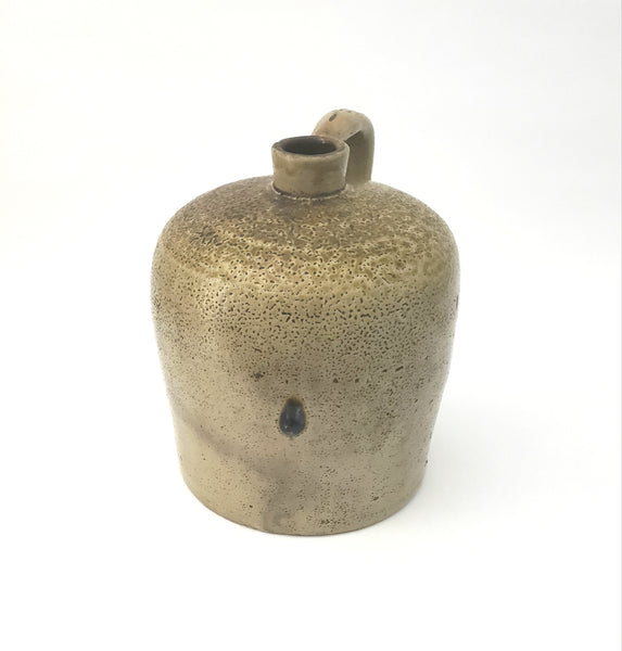 Antique Stoneware Salt Glazed Whiskey Jug One Gallon with Turkey Droppings