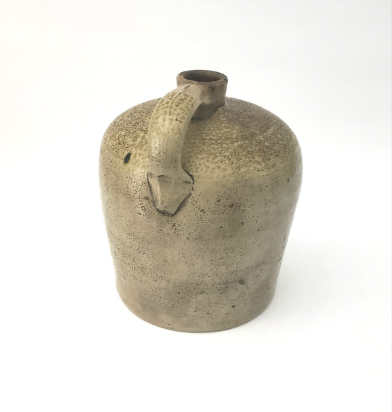 Antique Stoneware Salt Glazed Whiskey Jug One Gallon with Turkey Droppings