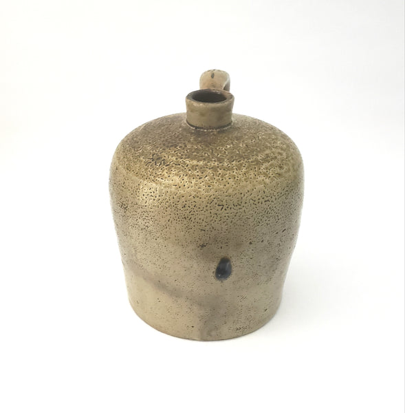 Antique Stoneware Salt Glazed Whiskey Jug One Gallon with Turkey Droppings