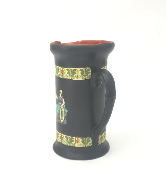 Early Royal Bayreuth Porcelain Greek Portrait Pitcher 5" - Corinthian Ware