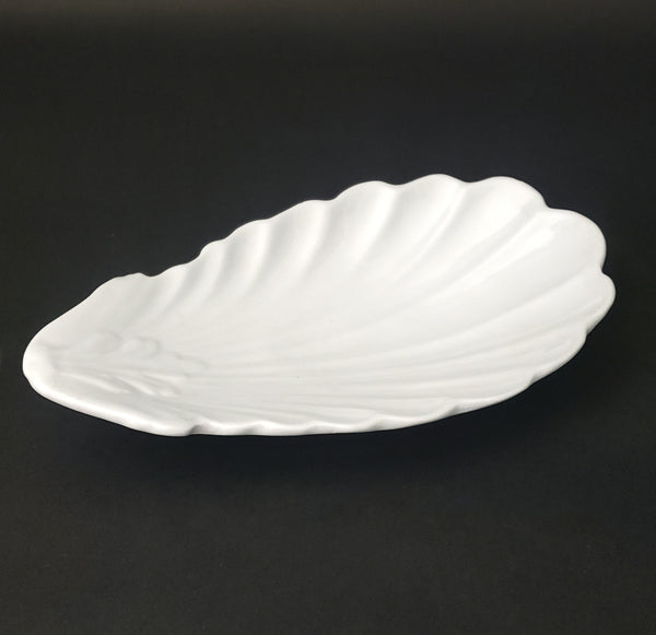 Antique English White Ironstone Relish Dish by W & E Core Burslem England