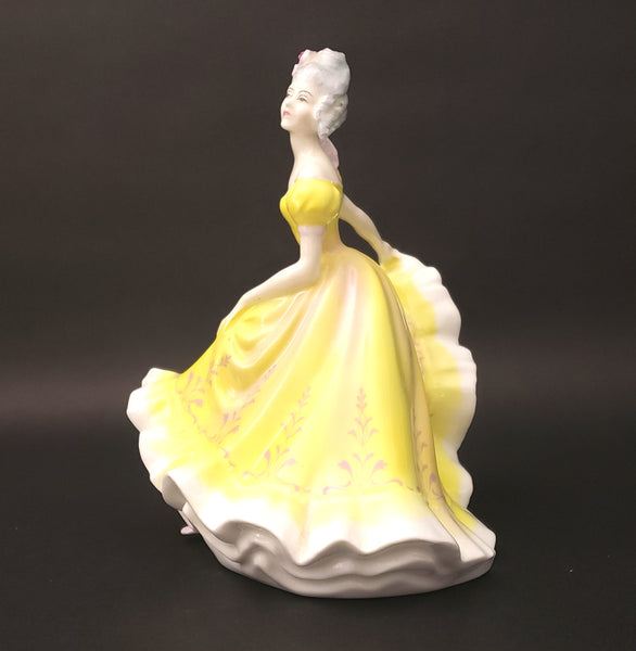 Royal Doulton Ninette Figurine Yellow Dress HN 2379 Peggy Davies Design ~ Retired
