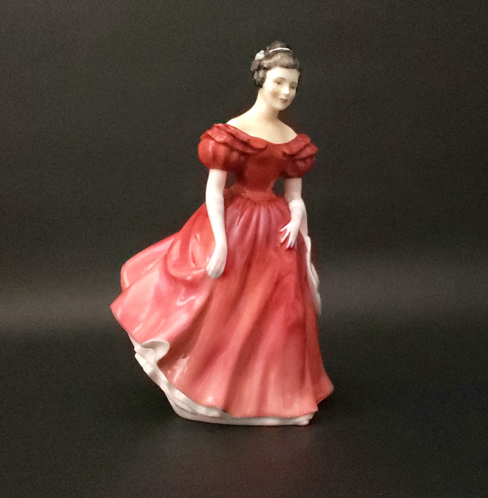 Royal Doulton Lady Figurine WINSOME Red Dress HN2220 Royal Doulton Lady Figurine WINSOME Red Dress HN2220