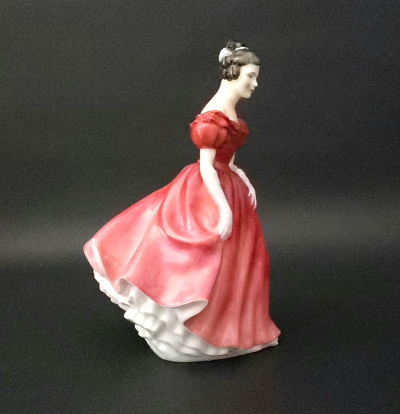 Royal Doulton Lady Figurine WINSOME Red Dress HN2220