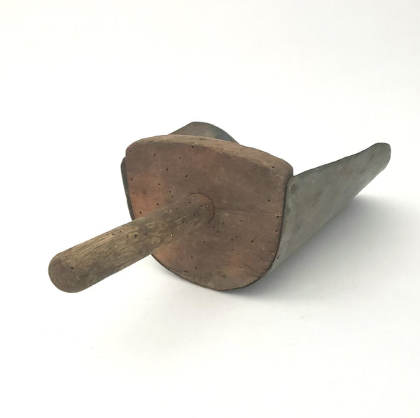 Antique Small Grain Scoop Wood and Metal - Rustic Farmhouse Accent