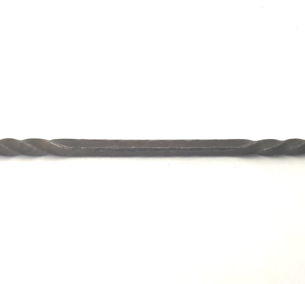 Antique Forged Wrought Iron Flesh Fork "Heart Handle" Twisted 2 Pronged